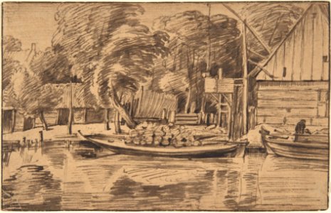 Landscape with a Canal in the Foreground MET DP800467