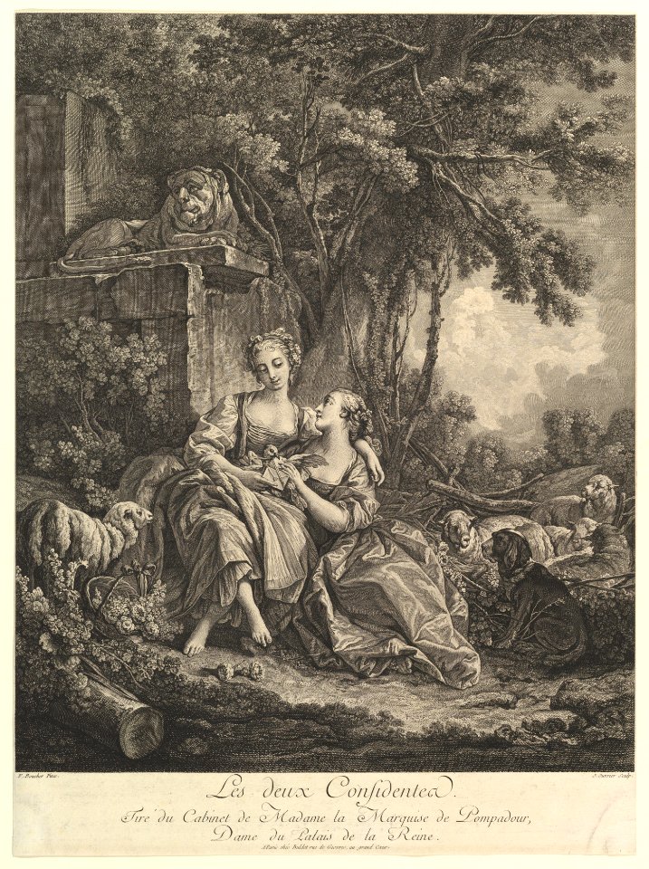 Les deux Confidentes (The two Confidants) MET DP826911