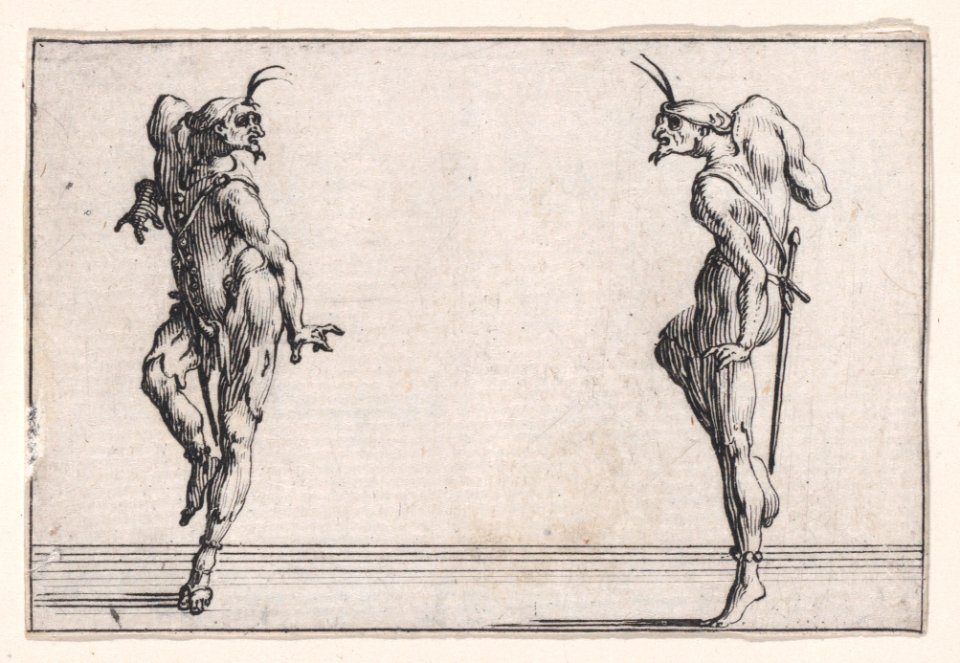 Les Deux Pantalons se Regardant Met DP888274