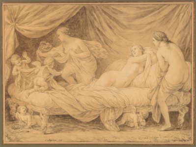 Les Grâces lutinées par les amours MET DP213784