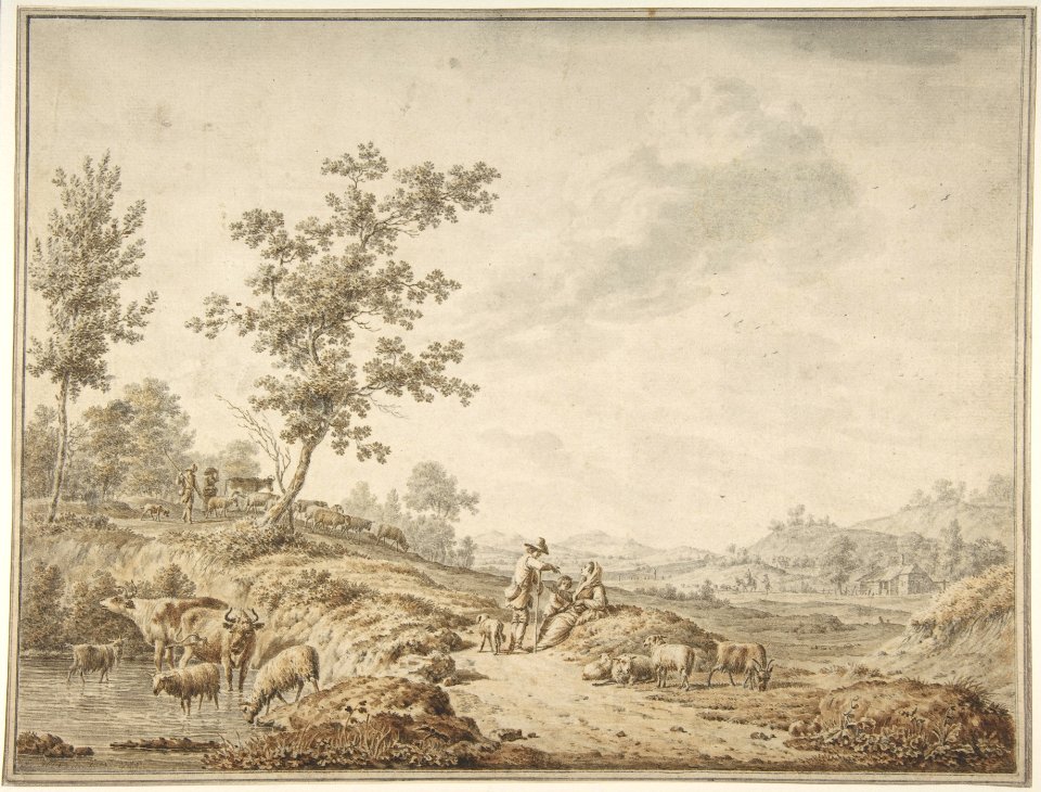 Landscape with Herdsmen and Their Cattle MET DP800427