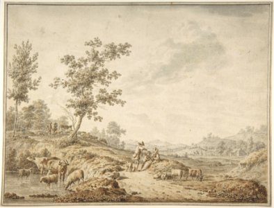 Landscape with Herdsmen and Their Cattle MET DP800427