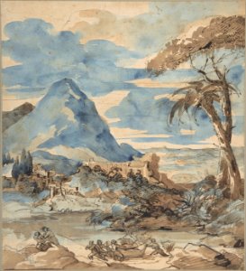 Landscape with Fishermen MET DP806428