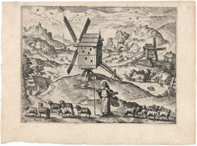 Landscape with Windmills and Christ as Good Shepherd MET DP875197