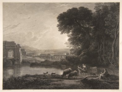 Landscape with Roman Ruins MET DP816368