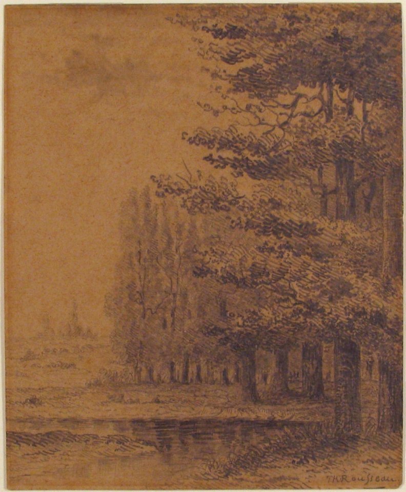 Landscape (A Grove of Trees Standing Near a River) MET 1994.493