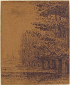 Landscape (A Grove of Trees Standing Near a River) MET 1994.493