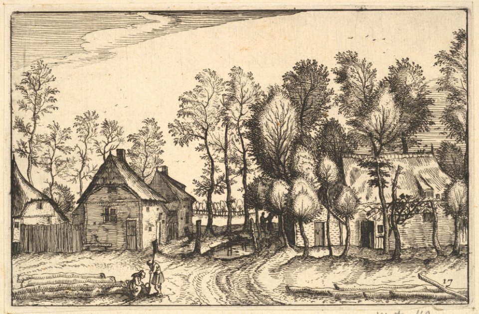 Landscape with Hewed Trees from Regiunculae et Villae Aliquot Ducatus Brabantiae MET DP825682