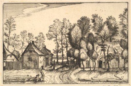 Landscape with Hewed Trees from Regiunculae et Villae Aliquot Ducatus Brabantiae MET DP825682