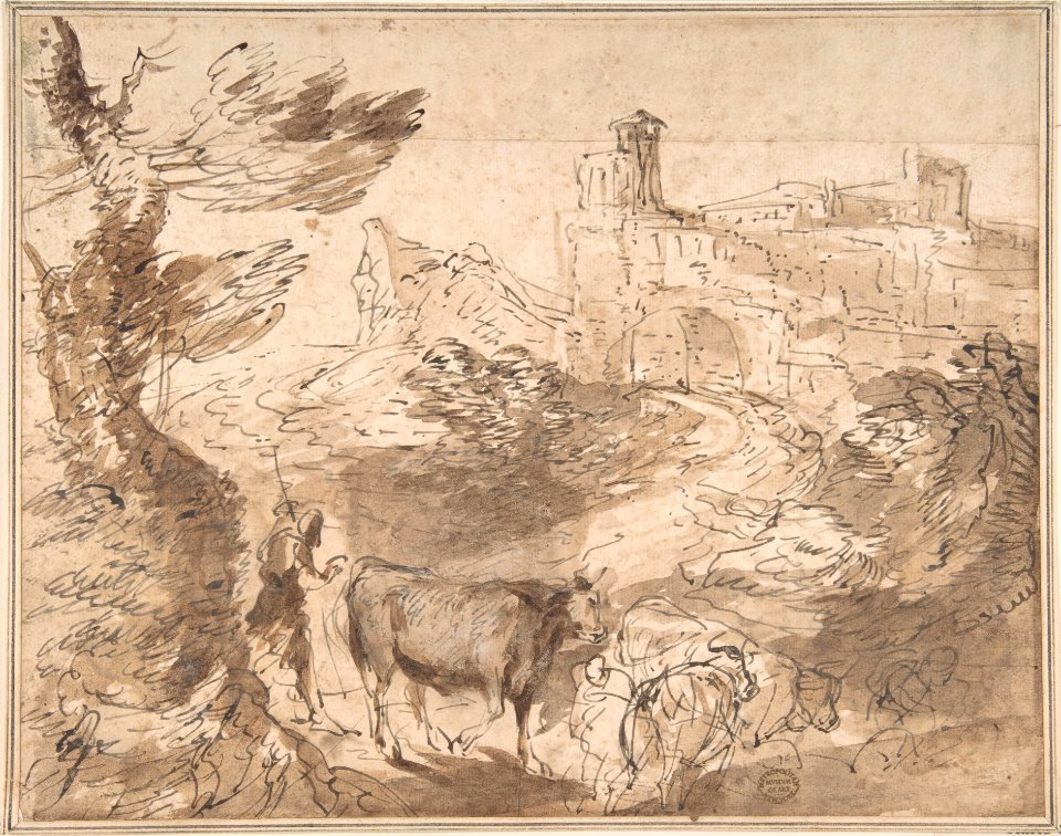 Landscape with Herdsman MET DP802266