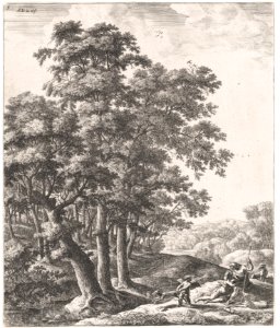 Landscape with Venus and Adonis, from the Series of Six Mythological Scenes MET DP876281