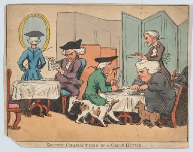 Known Characters in a Chop House MET DP879279