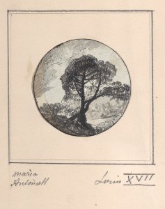 Landscape with hidden silhouettes of Marie Antoinette and the Dauphin Met DP886290