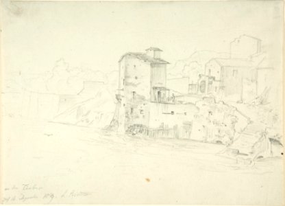 Landscape with Mill and Buildings MET DP803973