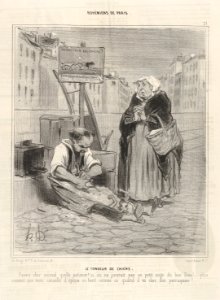 Le Tondeur de chiens, plate 21 from the series Bohémiens de Paris, published in Le Charivari MET DP832859