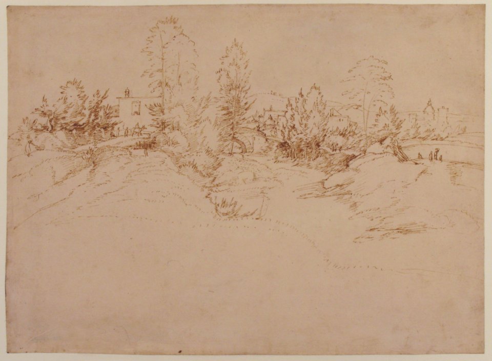 Landscape (Wooded Approach to a Town) MET 1972.118.239