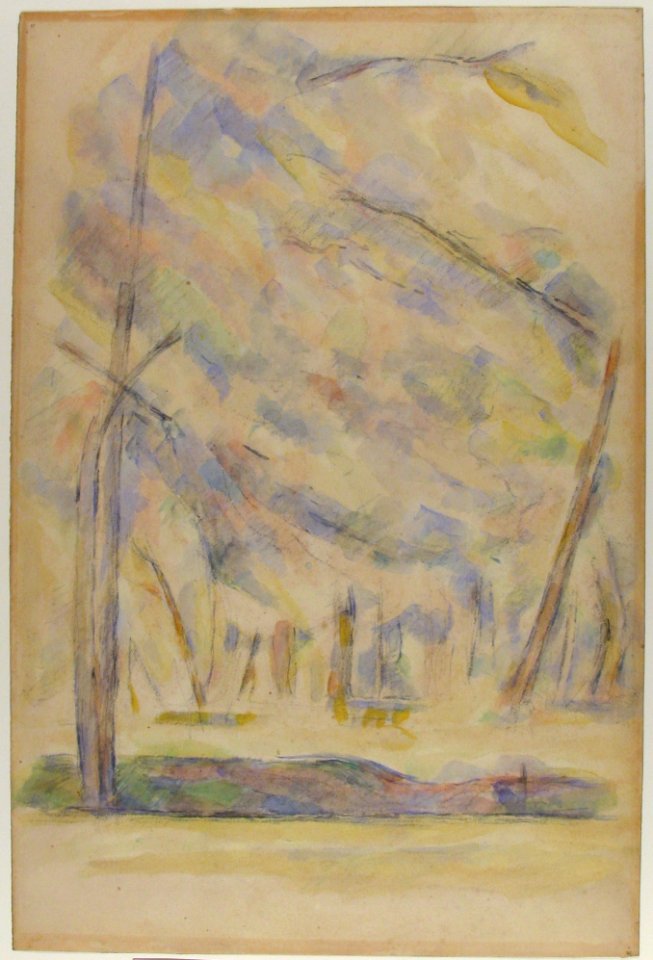 Landscape (recto); Sketch of rocks(?) (verso) MET 1972.273recto