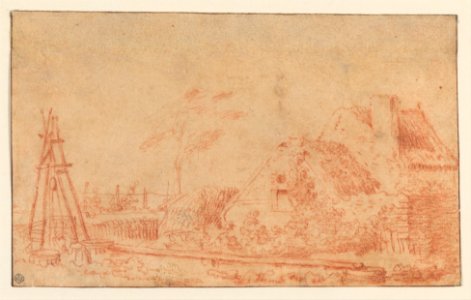 Landscape with a Cottage and Well MET DP219071