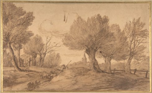 Landscape with a Shepherd and His Flock MET DP800933
