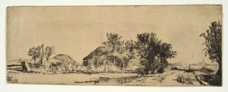 Landscape with a Road Beside a Canal MET DP814799