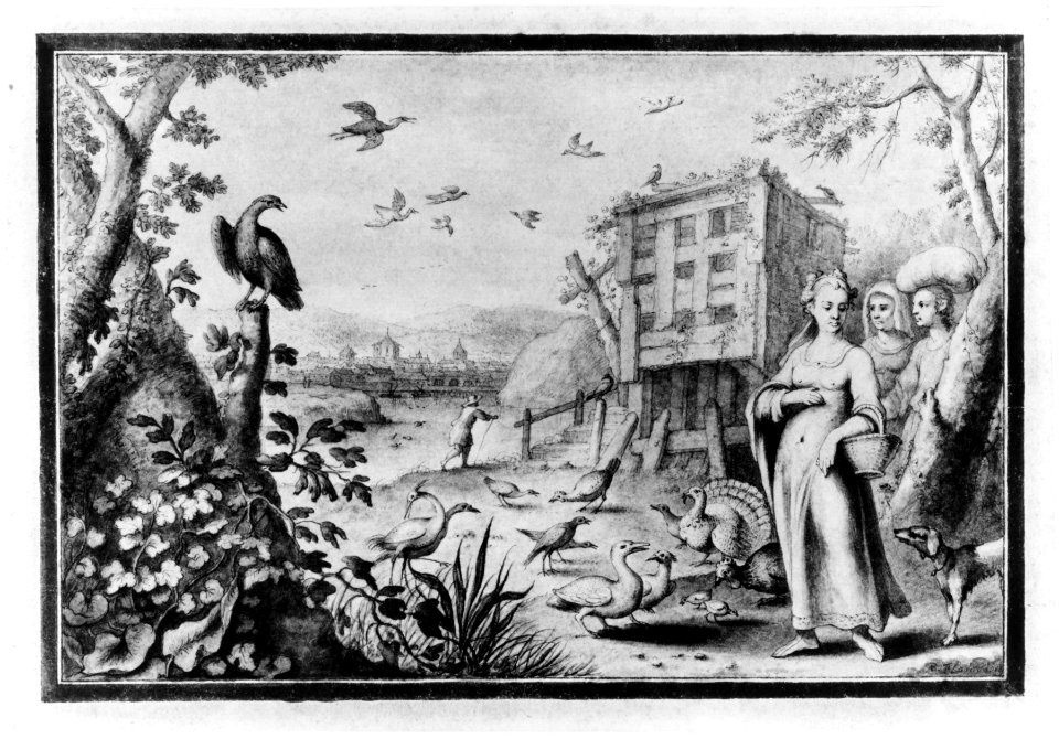 Landscape with Three Figures and Birds MET 266067