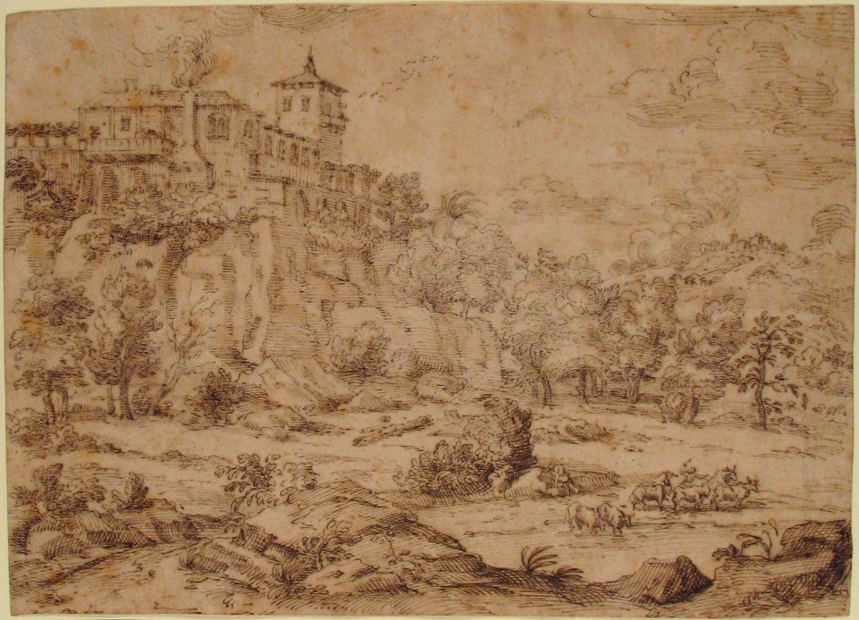 Landscape with Hilltop Villa MET 1999.265