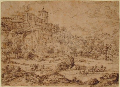 Landscape with Hilltop Villa MET 1999.265
