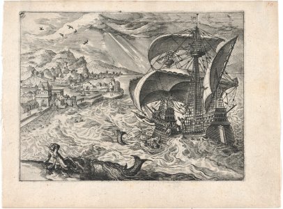 Landscape with a Ship and Jonah and the Whale MET DP875195