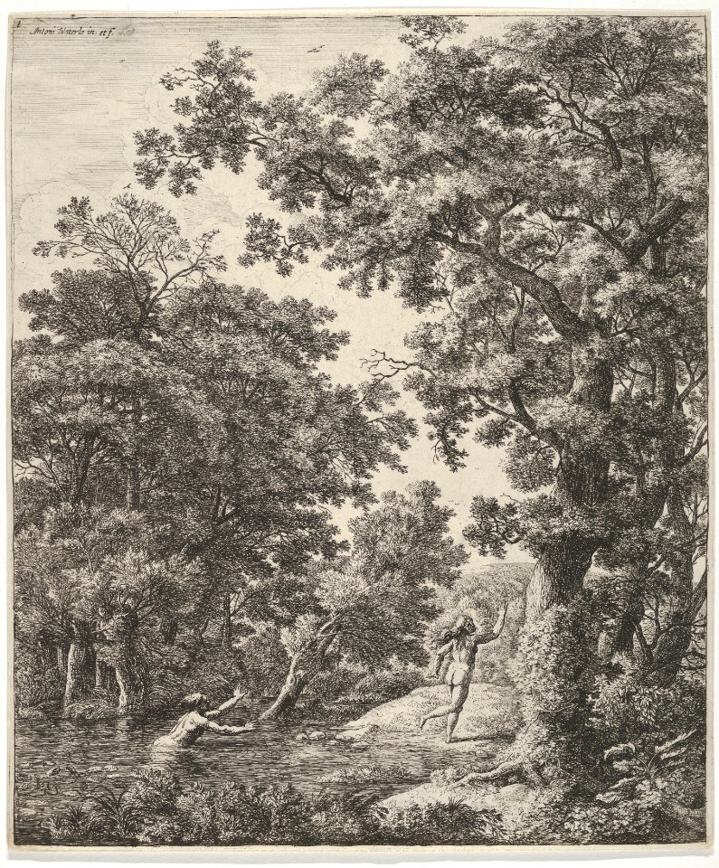 Landscape with Alpheus and Arethusa, from the Series of Six Mythological Scenes MET DP836061