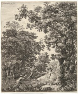 Landscape with Alpheus and Arethusa, from the Series of Six Mythological Scenes MET DP836061