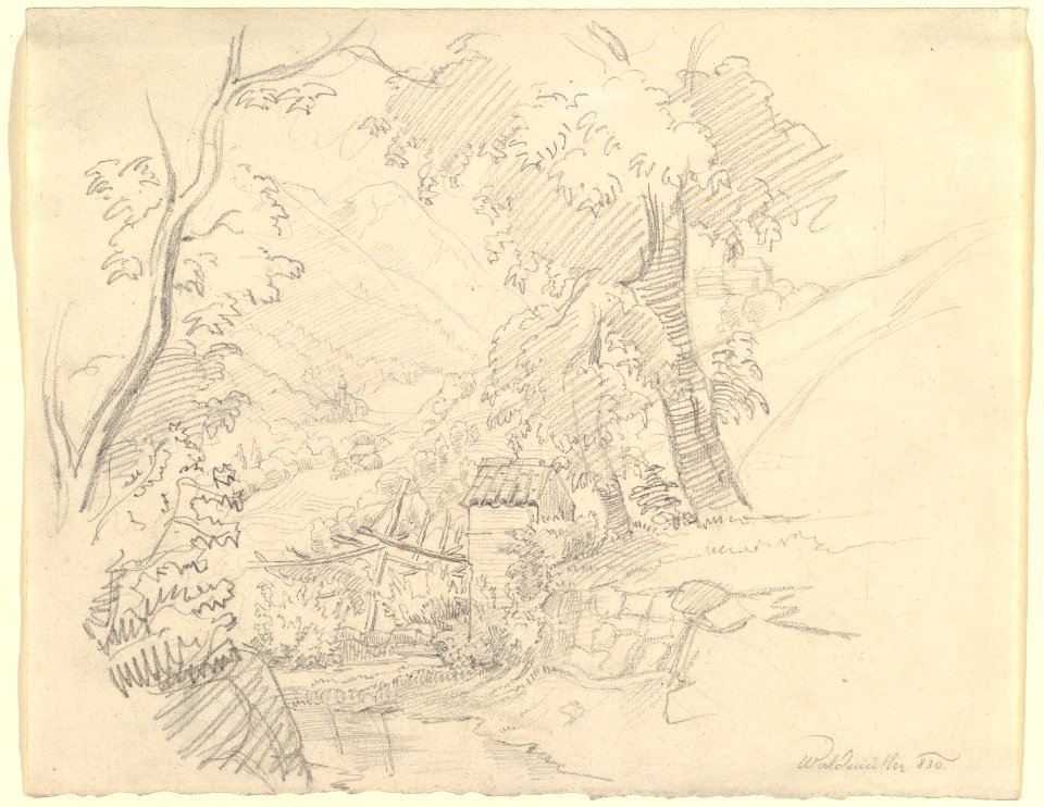 Landscape with a View in a Valley MET DP821264