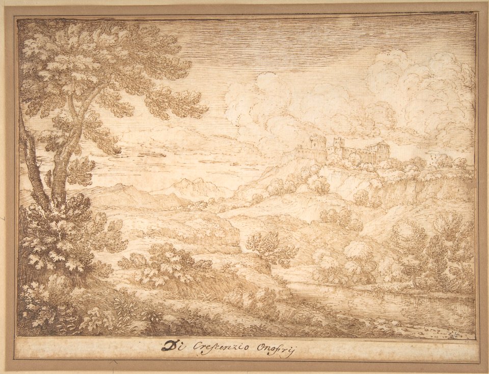 Landscape with a Castle on a Hill MET DP810934