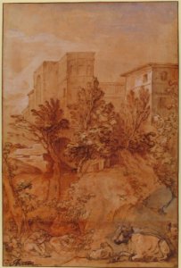 Landscape with a Large Villa on a Hilltop MET 1975.131.120