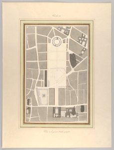La Halle aux Blés, Street Plan MET DP836564