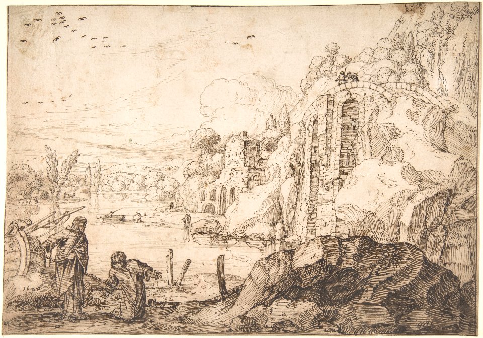 Landscape with the Calling of St. Peter MET DP800552