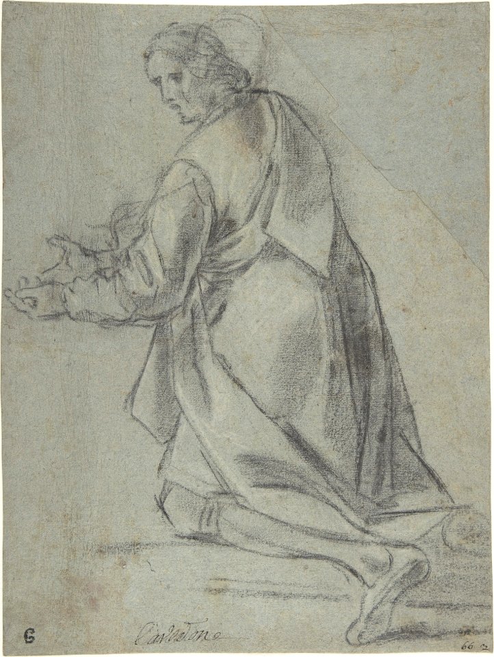 Kneeling Youth Facing Left MET DP809053
