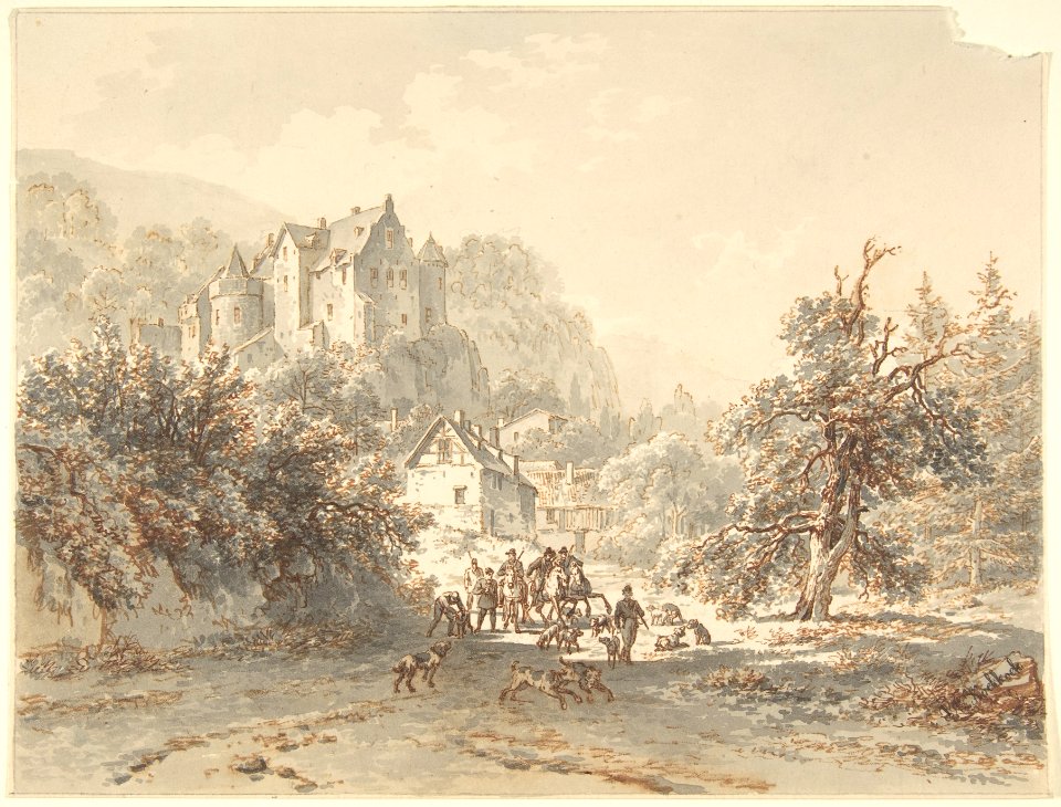 Landscape with a Hunting Party MET DP800446