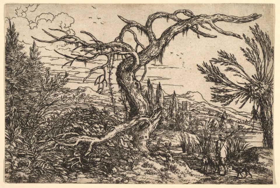 Landscape with a Hunter and his Dogs MET DP822262