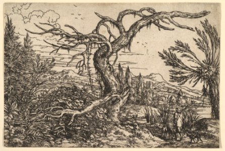 Landscape with a Hunter and his Dogs MET DP822262