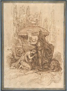 Landscape with a Memorial Scene MET DP807914