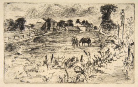 Landscape with the Horse (Landscape with Horses) MET DP813287