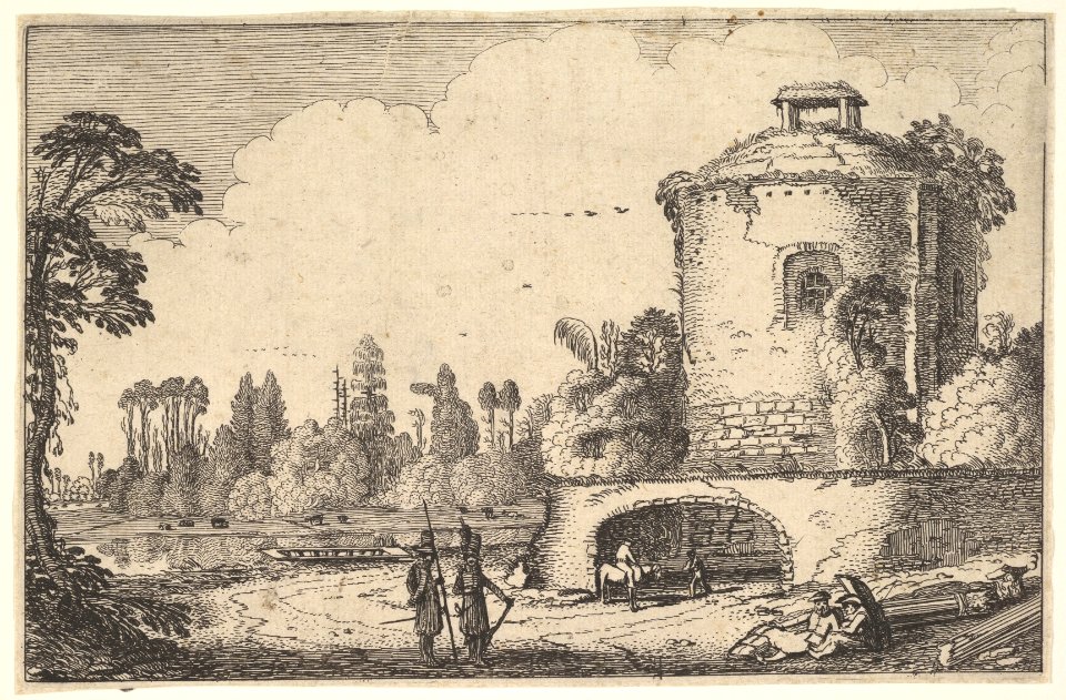 Landscape with a Round Tower MET DP828079