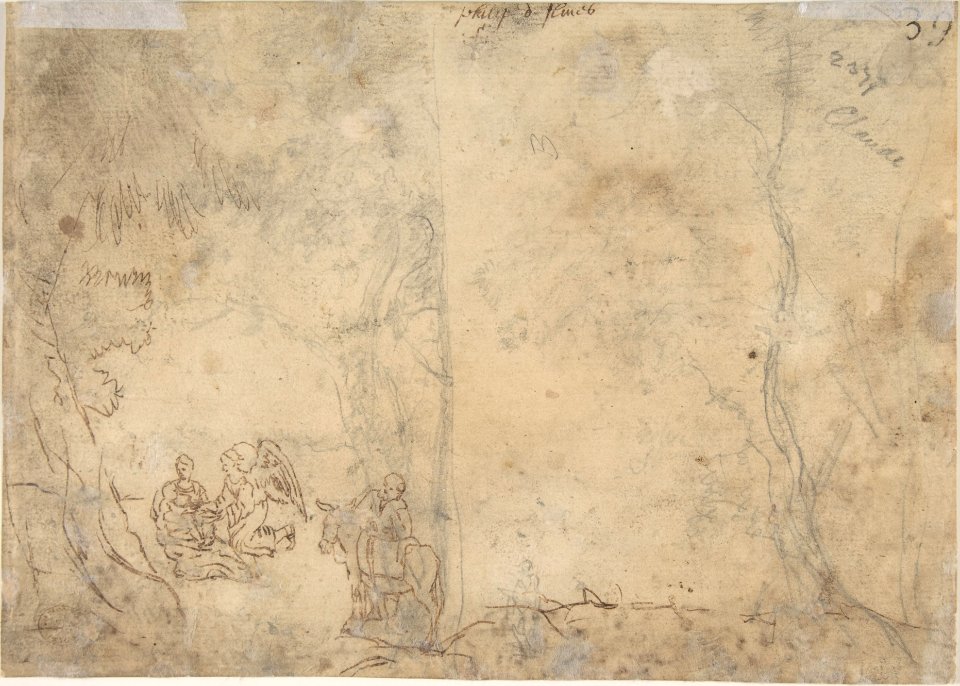 Landscape with the Rest on the Flight into Egypt MET DP805697