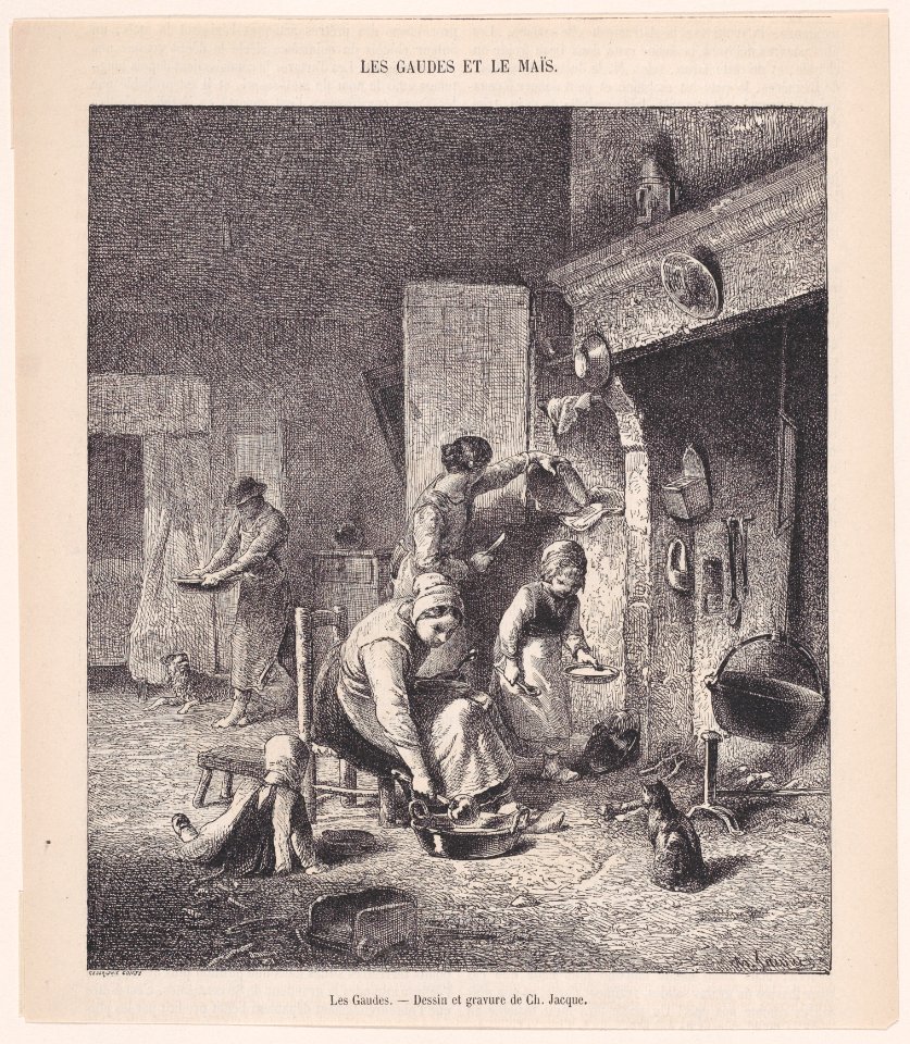 Les Gaudes et Le Maïs; from Magasin Pittoresque Met DP888862