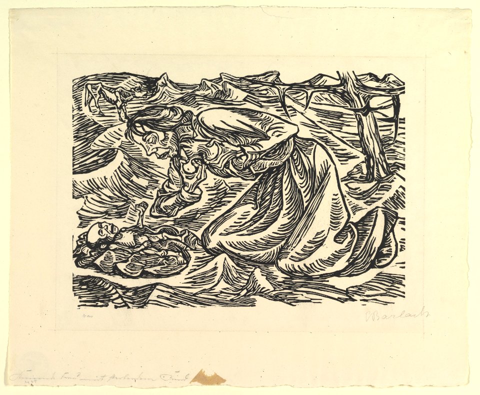 Kneeling Women with Dead Child (Kniende Frau mit Sterbendem Kind) MET DP821865