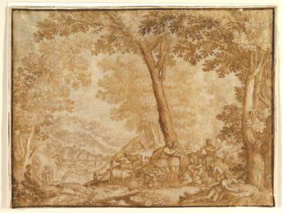 Landscape with Figures MET DP820645