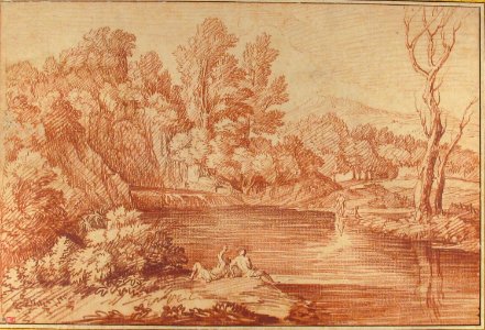 Landscape with Figures on the Bank of a River MET 2003.2