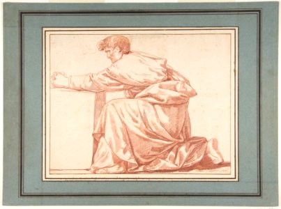 Kneeling Draped Male Figure MET DP811939