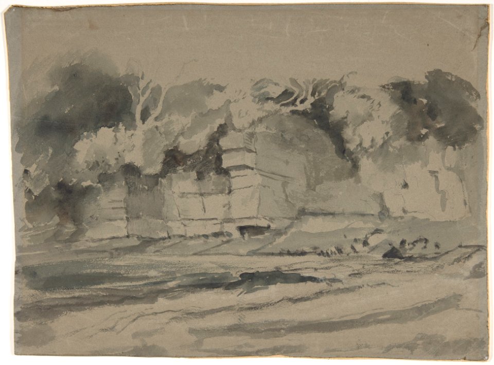 Landscape with a Rock Wall MET DP801162