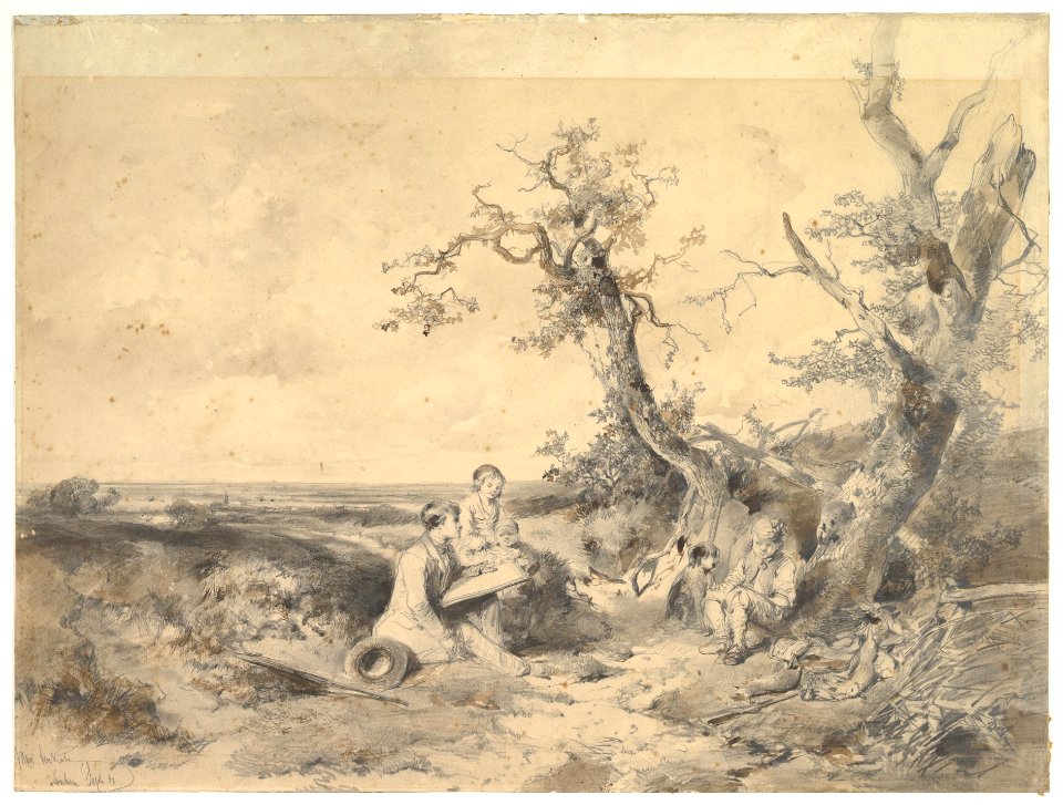 Landscape with an Artist Sketching MET DP820038